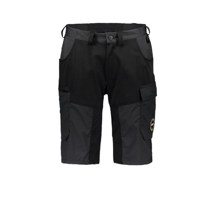 Dimex Superstretch-shorts, svart/mørkegrå, 1 Stykk, SDM-6070
