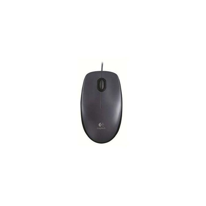 Logitech M90 Optisk USB-mus med ledning, svart/grå, 1 Stykk, SEN-777