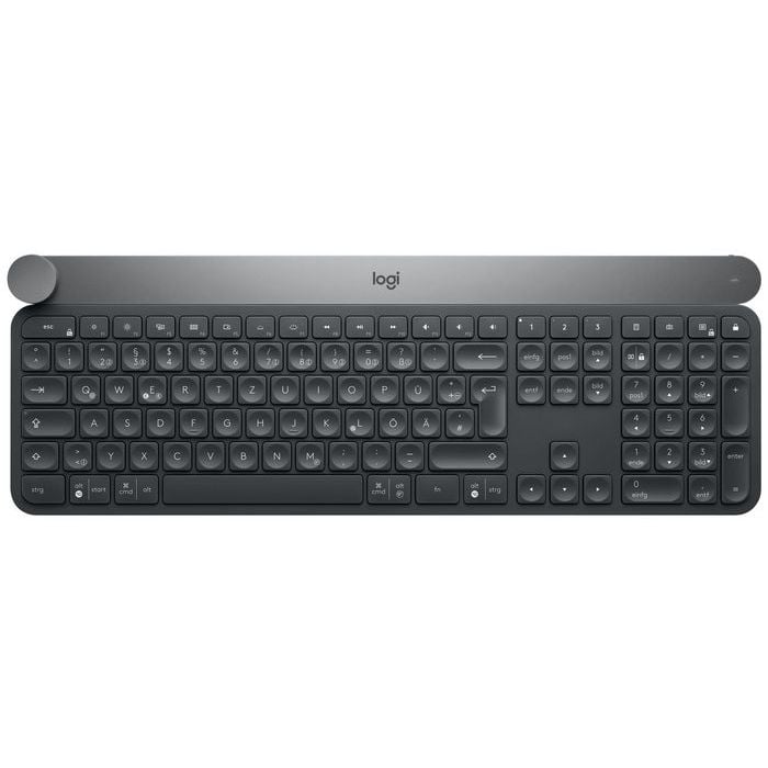 Logitech Craft Advanced Keyboard med Creative Input Dial - Europeisk layouter, 1 Stykk, SEN-710