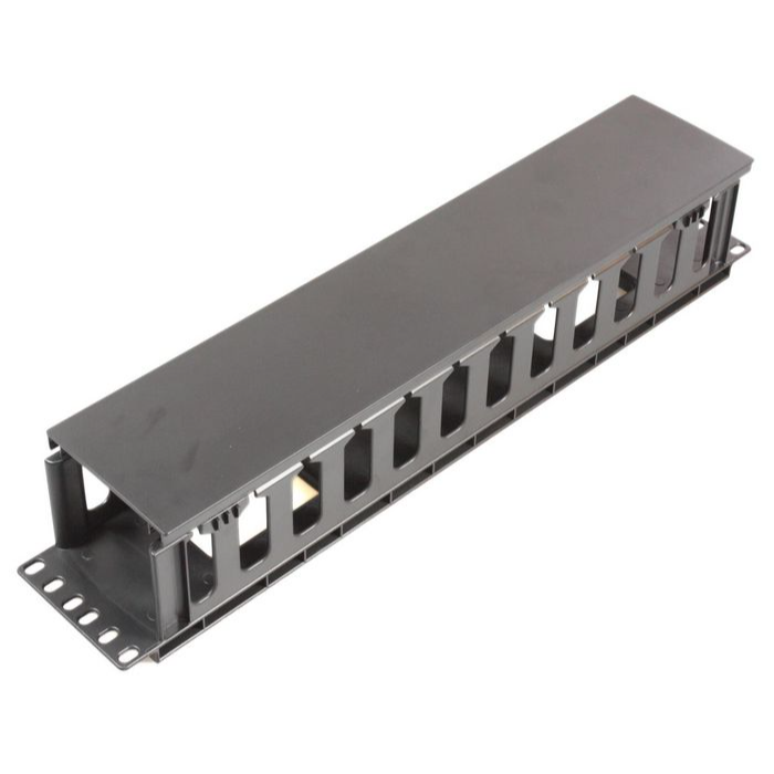 MicroConnect Kabelhåndtering 19", 1-2U, 1 Stykk, SEN-458