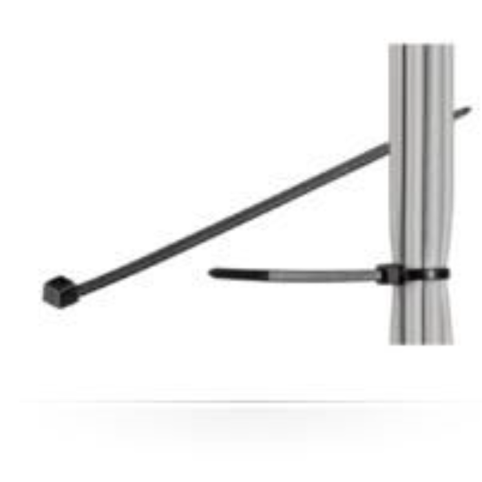 MicroConnect Kabelbånd 100 Stykk Svart 203-292mm x 2,5-4,8mm, 1 Stykk, SEN-108