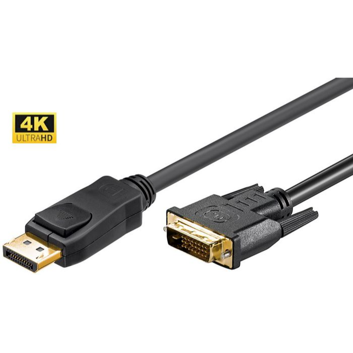 MicroConnect DisplayPort 1.2 - DVI-D Kabel 1-5m, 1 Stykk, SEN-182
