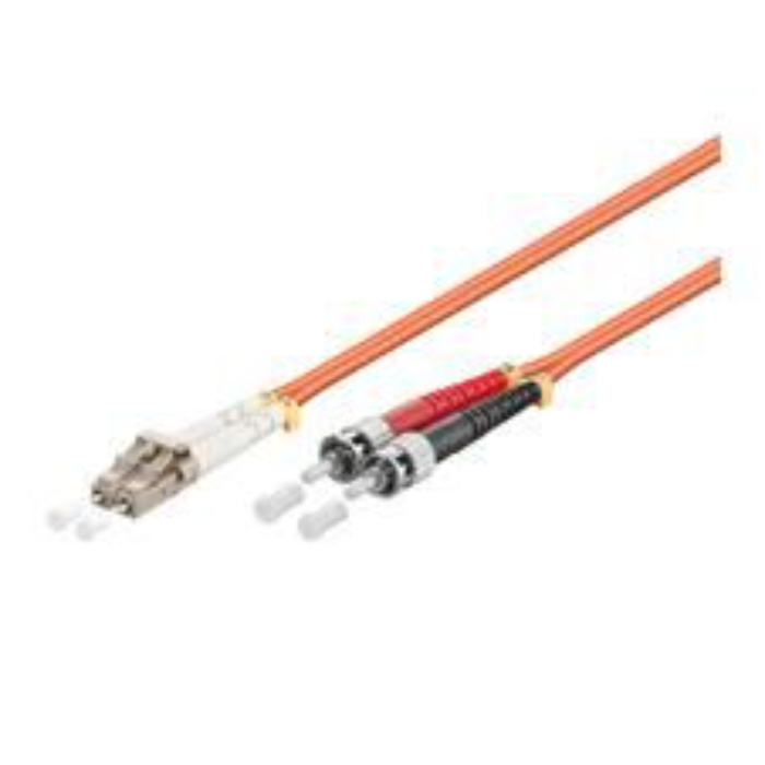 MicroConnect optisk fiberkabel, LC-ST, multimodus, dupleks, OM2 (oransje), 3-10m, 1 Stykk, SEN-177