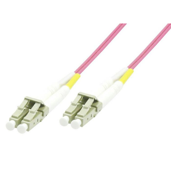 MicroConnect optisk fiberkabel, LC-LC, multimodus, dupleks, OM4 (Erica Violet) 2-50m, 1 Stykk, SEN-133