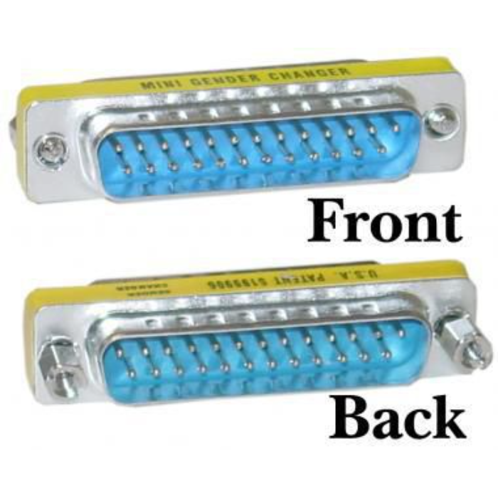 MicroConnect Mini Gender D-Sub-adapter (DB9, HD15, HD25), 1 Stykk, SEN-537