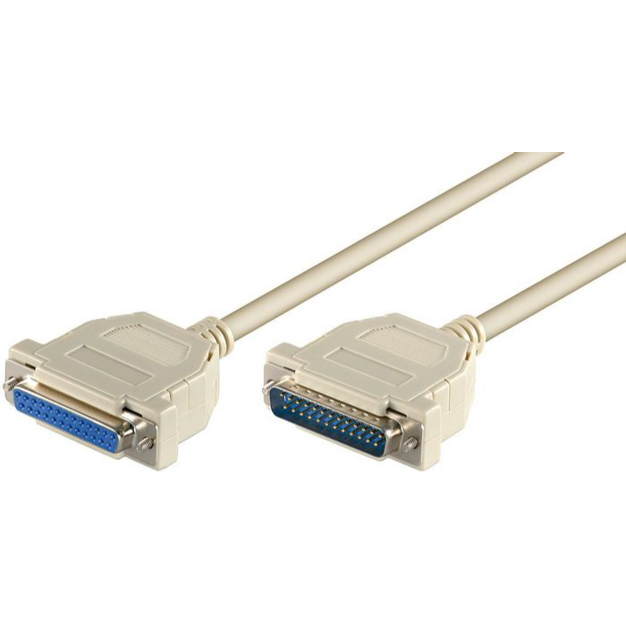 MicroConnect D-SUB 25-pins forlengelseskabel, 2-3m, 1 Stykk, SEN-308