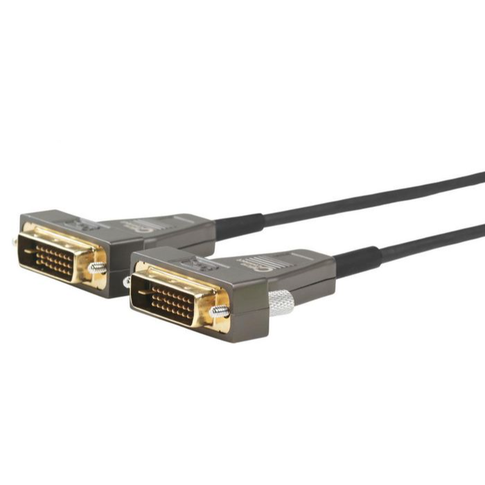 MicroConnect Premium aktiv optisk fiber DVI-D 24+1 Dual Link 4K-kabel (20m, 30m, 40m), 1 Stykk, SEN-125