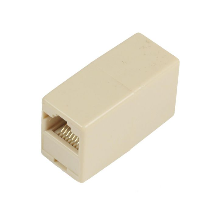 MicroConnect modulær adapter RJ45 & RJ12 F/F, 1 Stykk, SEN-538