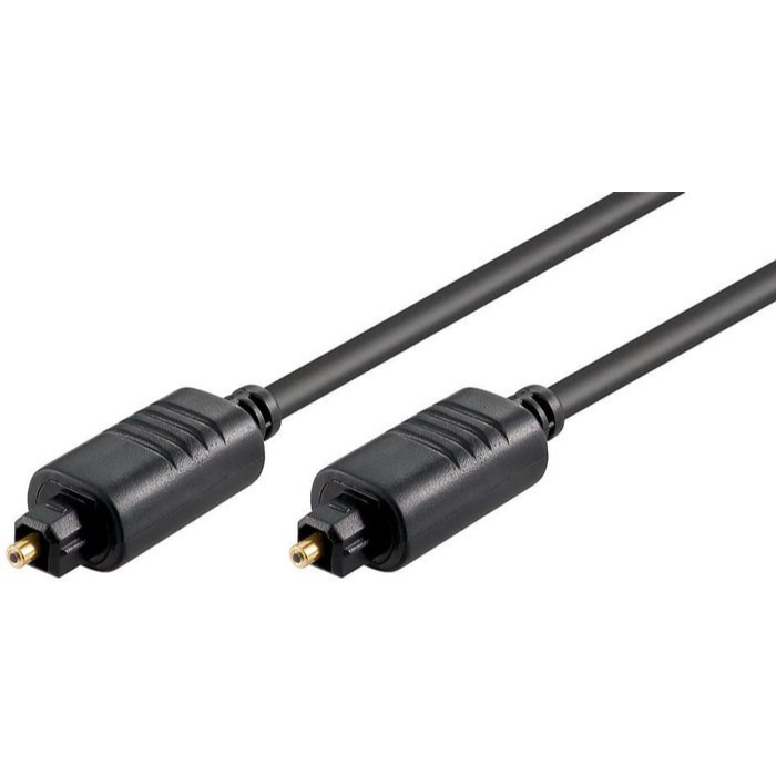 MicroConnect Toslink optisk kabel 1-15m svart, 1 Stykk, SEN-401