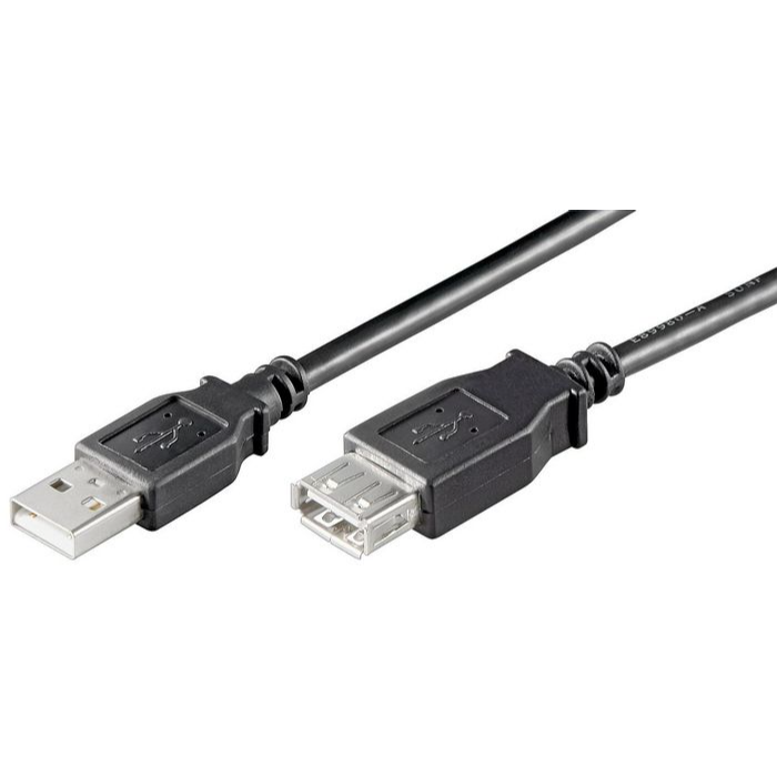 MicroConnect USB 2.0 forlengelseskabel, 0,1-5m, 1 Stykk, SEN-431