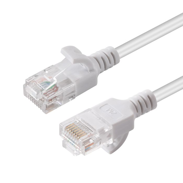 MicroConnect CAT6 U/UTP SLIM nettverkskabel 0,15-20m, flere farger, 1 Stykk, SEN-263