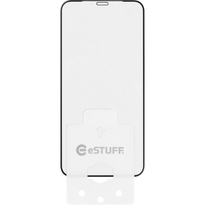 eSTUFF Titan Shield Skjermbeskytter - Klar - Kompatibel med iPhone 12 Pro Max, 13 mini, 13 Pro, 13, 14 Plus, 14 Pro, SE 2020/2022, 8, 7 - Bulk og Monteringsalternativer, 1 Stykk, SEN-055