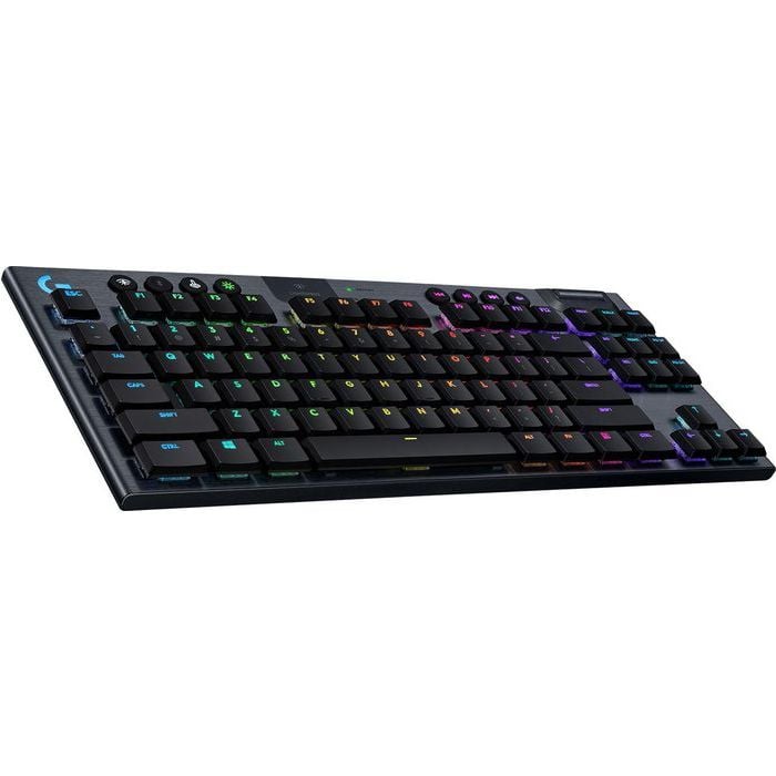Logitech G915 TKL Tenkeyless LIGHTSPEED trådløst RGB mekanisk spilltastatur - flerspråklig, GL-svitsjer, 1 Stykk, SEN-911
