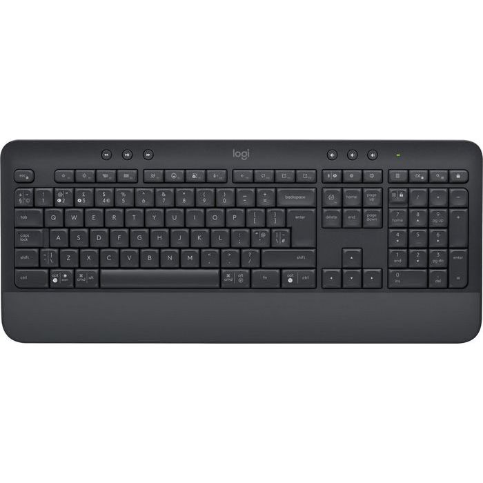 Logitech Signature K650 trådløst tastatur, grafitt og hvitt, flerspråklig, 1 Stykk, SEN-926