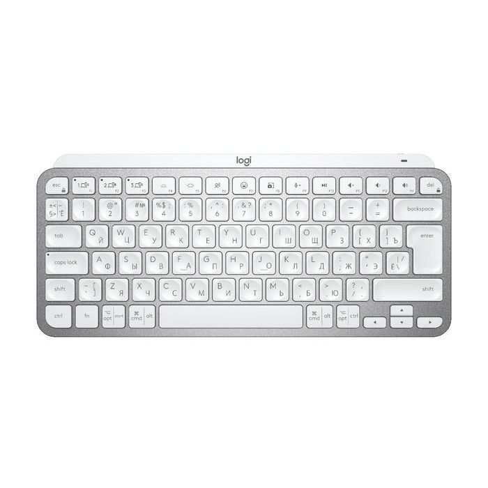 Logitech MX Keys Mini Minimalistisk trådløst opplyst tastatur, fargevarianter og språkalternativer, 1 Stykk, SEN-736