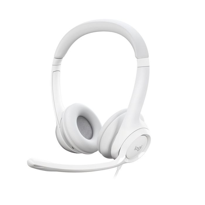 Logitech H390 USB datamaskinhodesett (svart, rosa, hvit), 1 Stykk, SEN-829