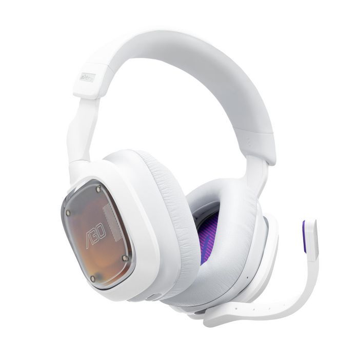 Logitech A30 Headset Kabel og trådløs Bluetooth, blå og hvit, 1 Stykk, SEN-820