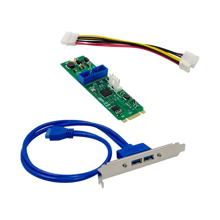 MicroConnect M.2 B+M grensesnitt utvidelseskort, 1 Stykk, SEN-486