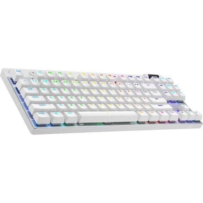 Logitech G PRO X TKL LIGHTSPEED trådløst spilltastatur (svart-hvitt), 1 Stykk, SEN-739