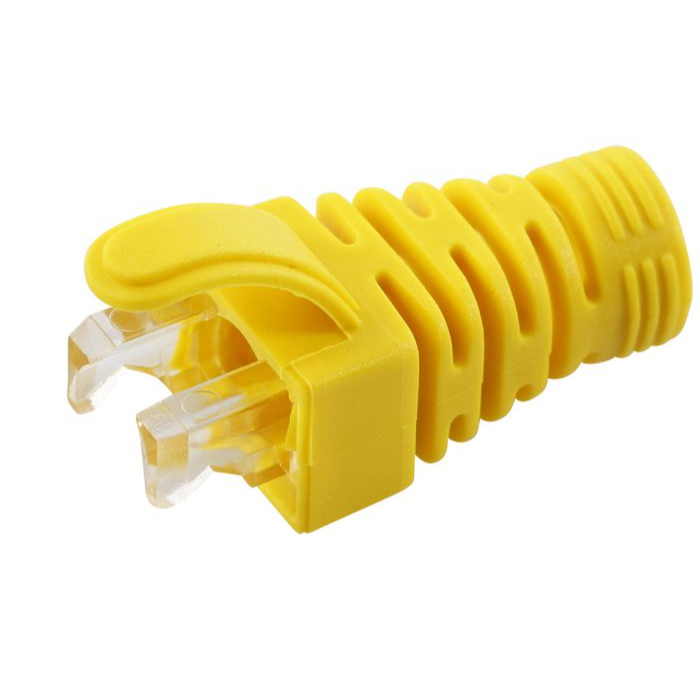 MicroConnect strekkavlastningsstøvel for Cat5e, Cat6, Cat6A kabler opp til 6,5MM, 100 Stykk, assorterte farger, 1 Stykk, SEN-541