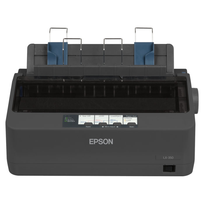 Epson LX-350 Dot Matrix Skriver – Økonomisk, 9-pins (EPSC24031, 1 Eske)