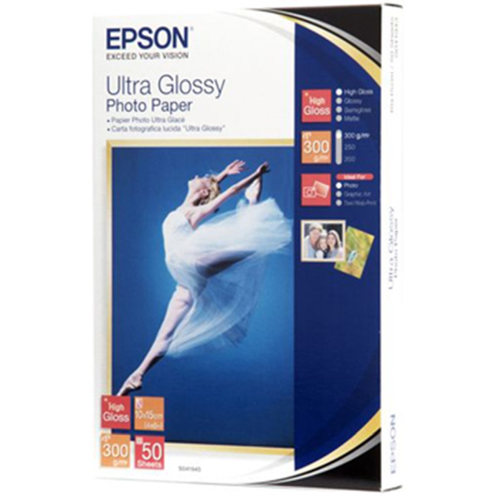 Epson Fotopapir Ultra Gloss – Ultraglossy Kvalitet (EPSS041943, 1 Eske)
