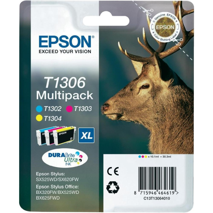 Epson XL blekkpatronsett - svart, cyan, magenta, gul, SDC-1655