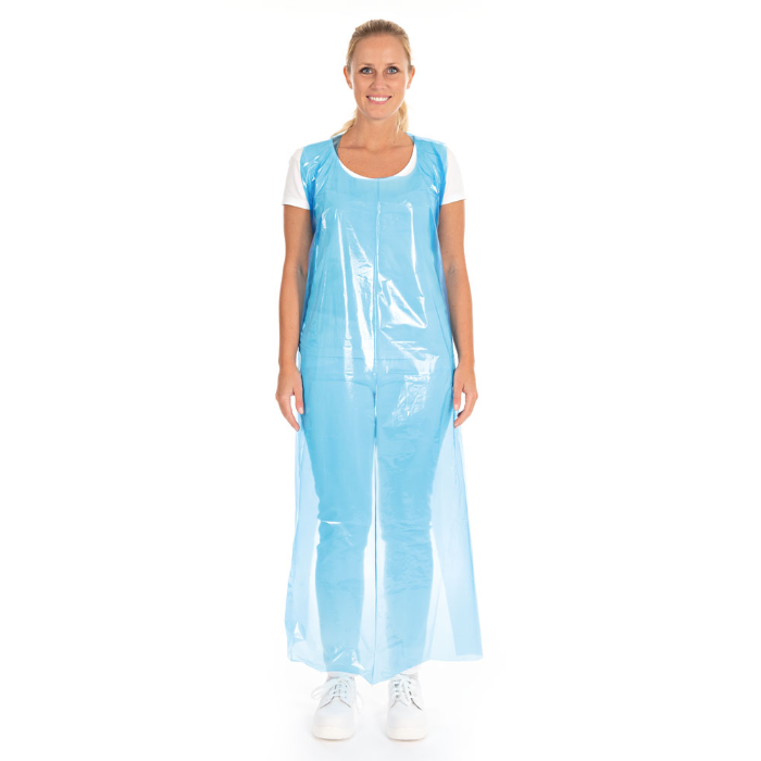 Hygostar Engangsforklær blokkert ca. 25 min | LDPE, 10 x 50 Stykk, SFM-0084P