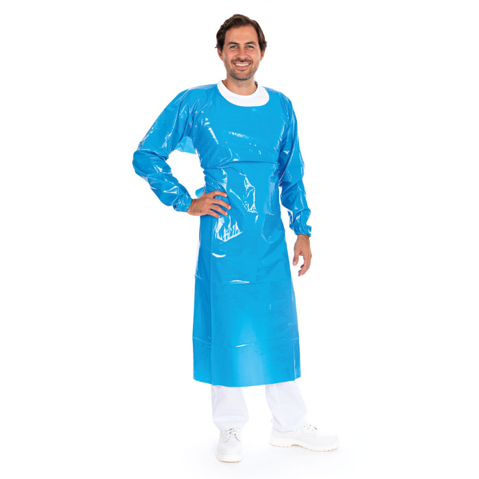 Hygostar Sleeve forklær ca. 150 min | TPU, detekterbar, blå, 1 x 1 Stykk, SFM-238063