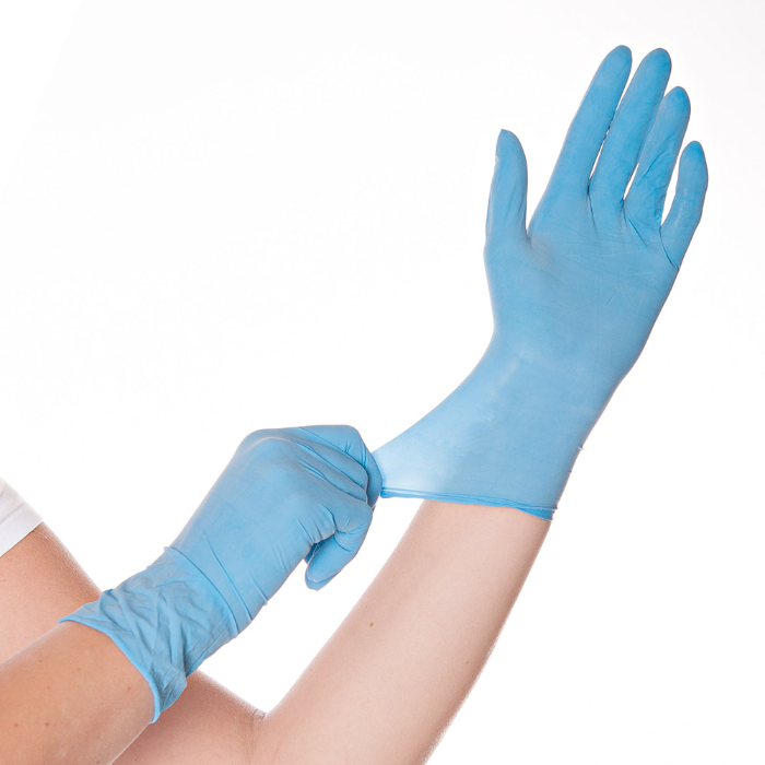 Hygostar Latex hansker Allfood Skin | pulverisert, 10 x 100 Stykk, SFM-0795P