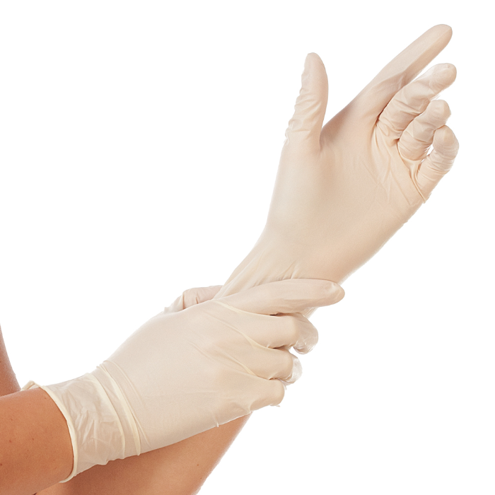 Hygostar Latex hansker Sense | pulverfri, 10 x 100 Stykk, SFM-0800P