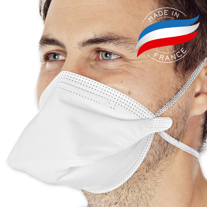 Franz Mensch respiratorer FFP3 NR, horisontalt sammenleggbare | PP, hvit, 4 x 25 Stykk, SFM-29351