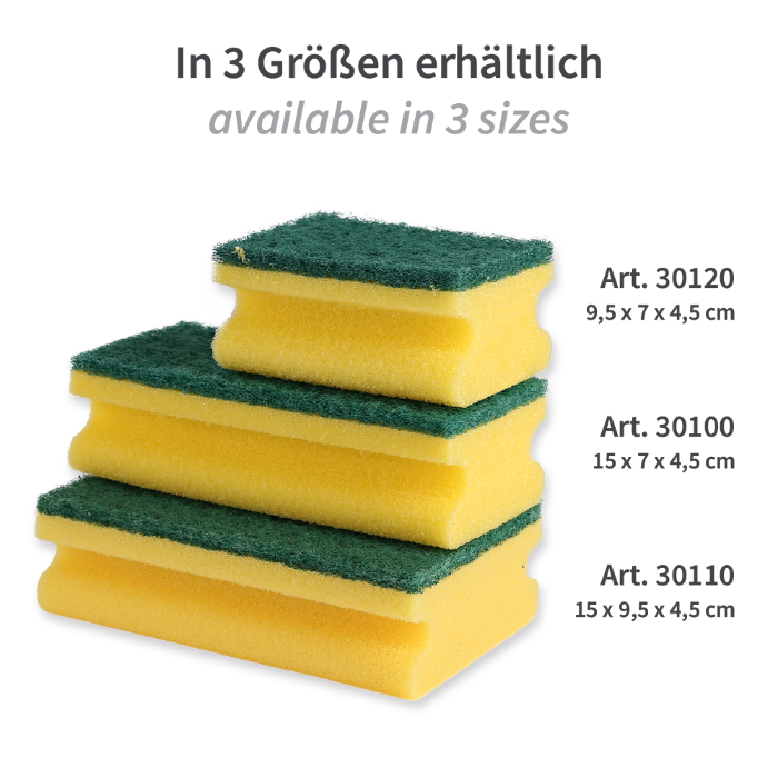 Hygoclean Pad svamper Classic | skum/hard fleece, 20 x 10 Stykk, SFM-0929P