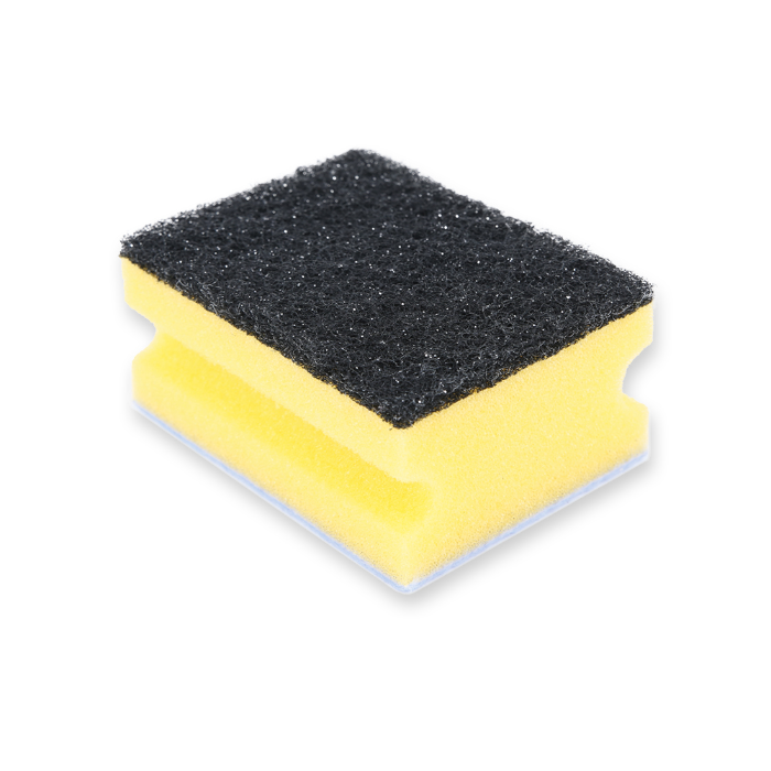 Hygoclean Svamper for gryter Anti-Fett | skum/hard fleece/tørr fleece, gul, 12 x 6 Stykk, SFM-30131