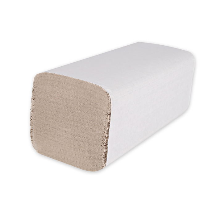 NATUREStar Organiske papirhåndklær, 2-lags | resirkulert papir, V-fold, natur, 20 x 120 Stykk, SFM-304035