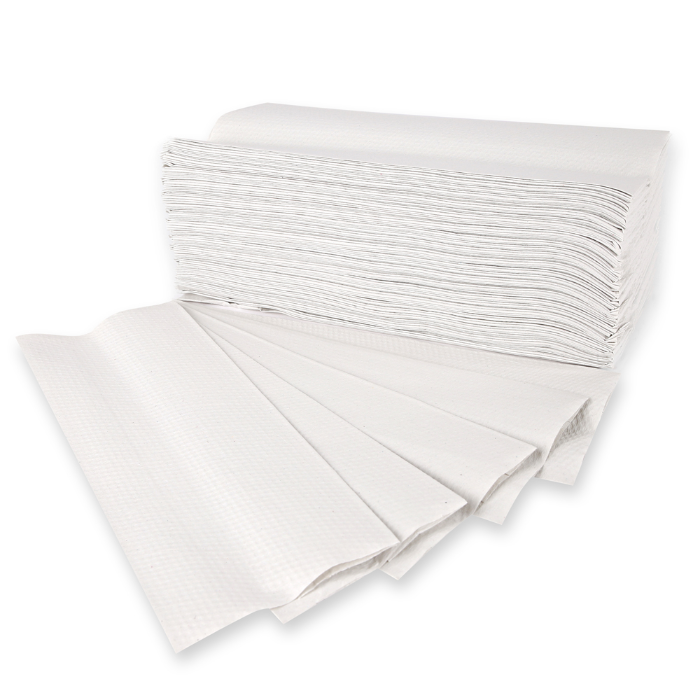 Hygoclean papirhåndklær, 1-lags | resirkulert papir, C-fold, 24 x 152 Stykk, SFM-0277P