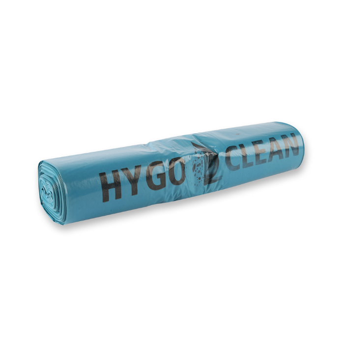 Hygoclean Avfallsposer, 70 l | LDPE, rull, blå, 6 x 25 Stykk, SFM-32651