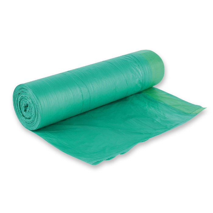 Hygoclean søppelsekker med snøring, 60l | HDPE, rull, 50 x 20 Stykk, SFM-0121P