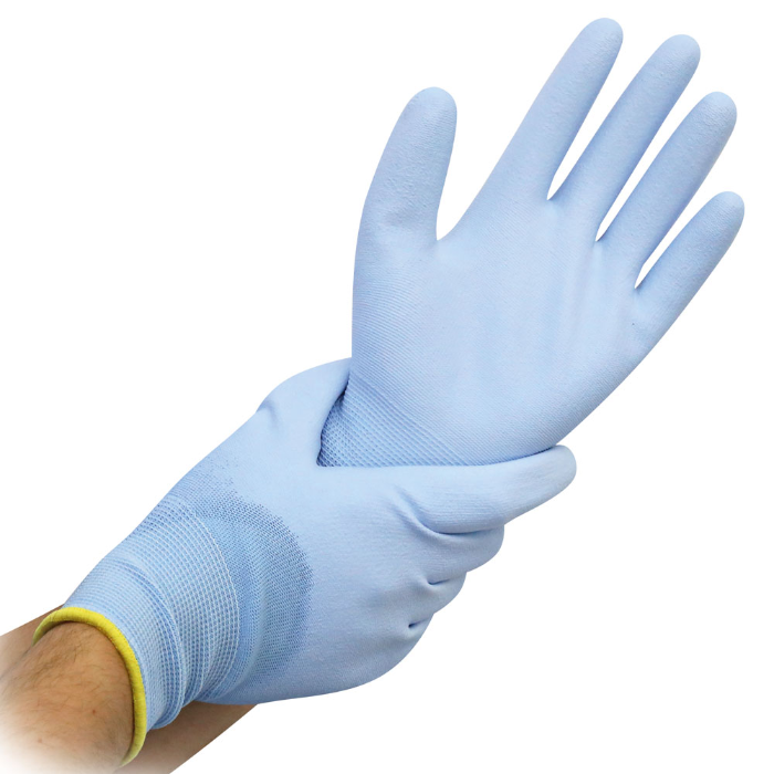 Hygostar Finstrikkede hansker Ultra Flex Hand 3/4-belagt | PU-belegg, 10 x 12 par, SFM-0108P