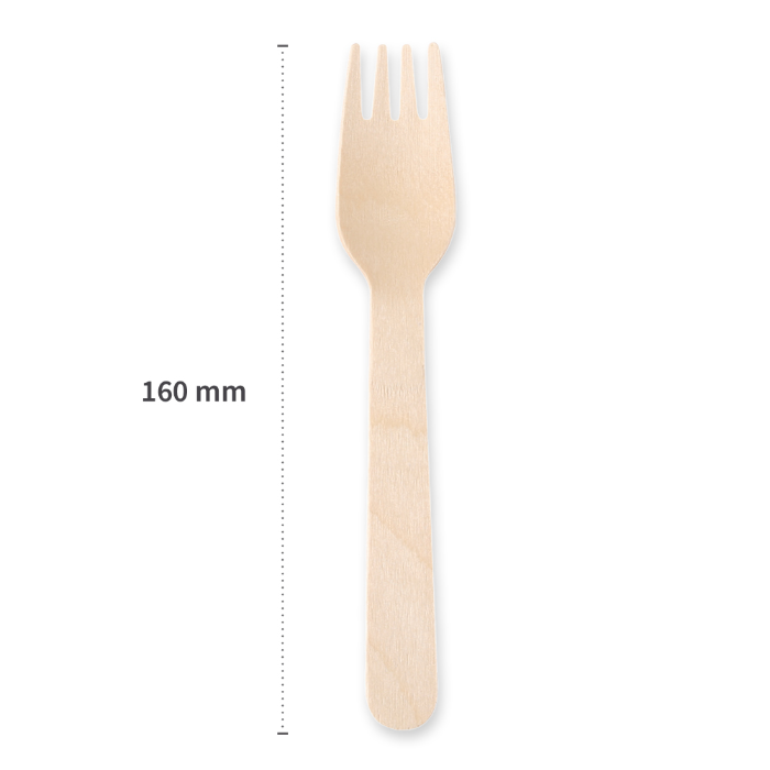 NATUREStar Bestikksett Gaffel | tre FSC 100%, voksbelagt, natur, 500 x 1 Stykk, SFM-388621