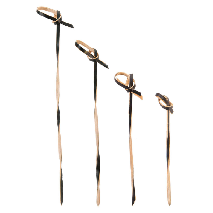 NATUREStar Fingerfood spyd Loop gedreht | Bambus, 40 x 250 Stykk, SFM-0711P