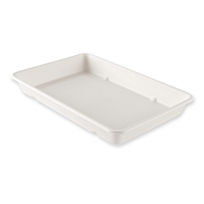 NATUREStar Økologiske brett Classico, rektangulære | bagasse, 12 x 40 Stykk, SFM-0246P