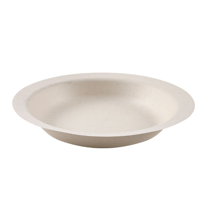 NATUREStar Økologiske suppetallerkener, runde | bagasse, natur, 20 x 50 Stykk, SFM-411905