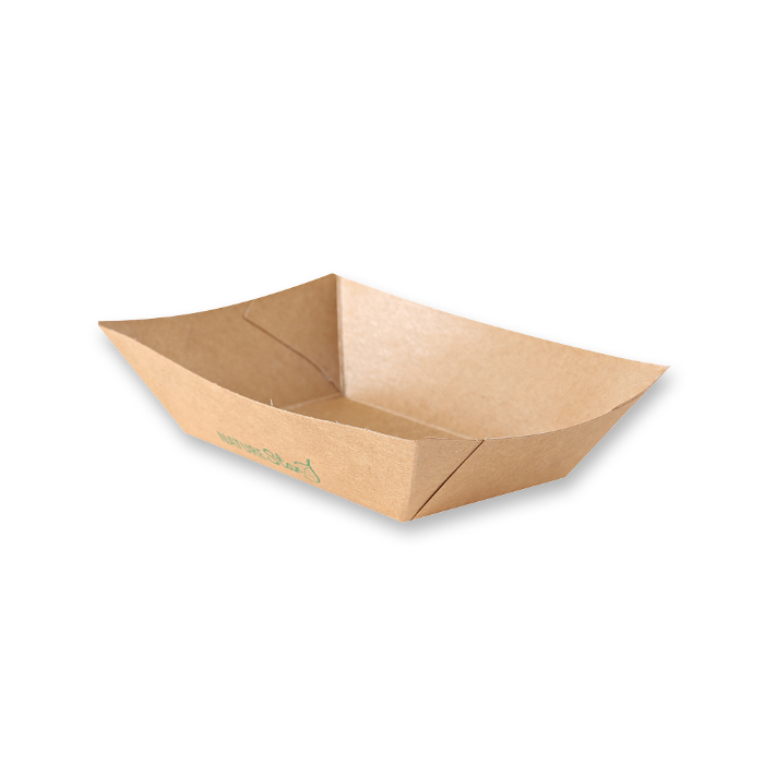 NATUREStar Økologiske matbrett Velsmakende| kraftpapir/PLA, 20 x 50 Stykk, SFM-0877P