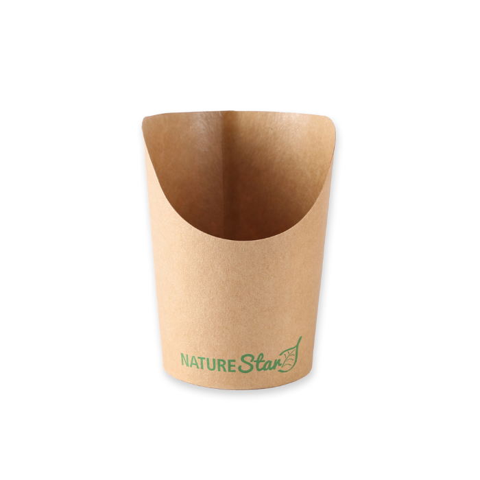NATUREStar Økologiske snack kopper Wrap | kraftpapir/PLA, 10 x 50 Stykk, SFM-0909P