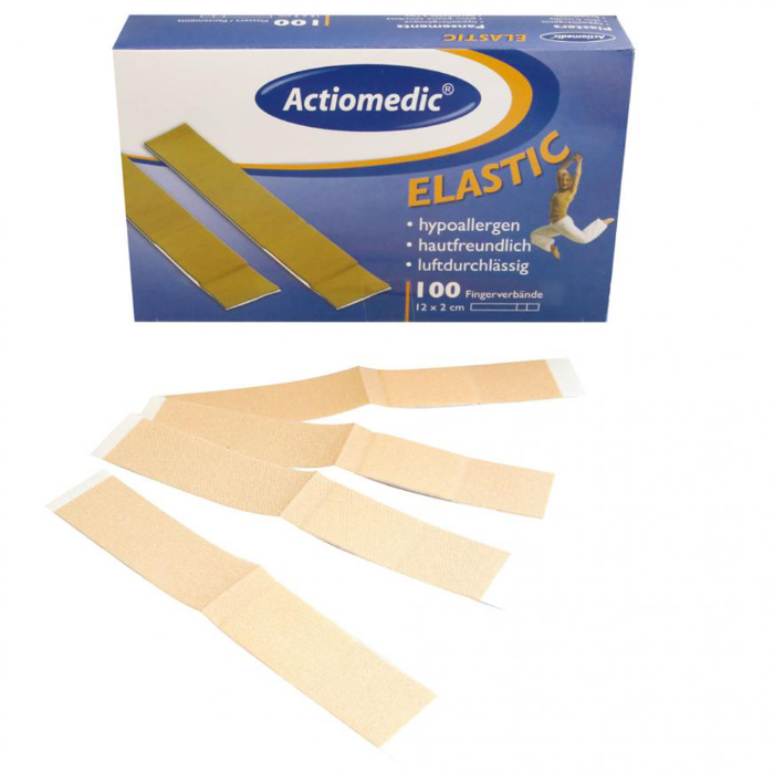 Franz Mensch Fingerstrimler "Elastic", hudfargede, 2 x 1 Stykk, SFM-50072
