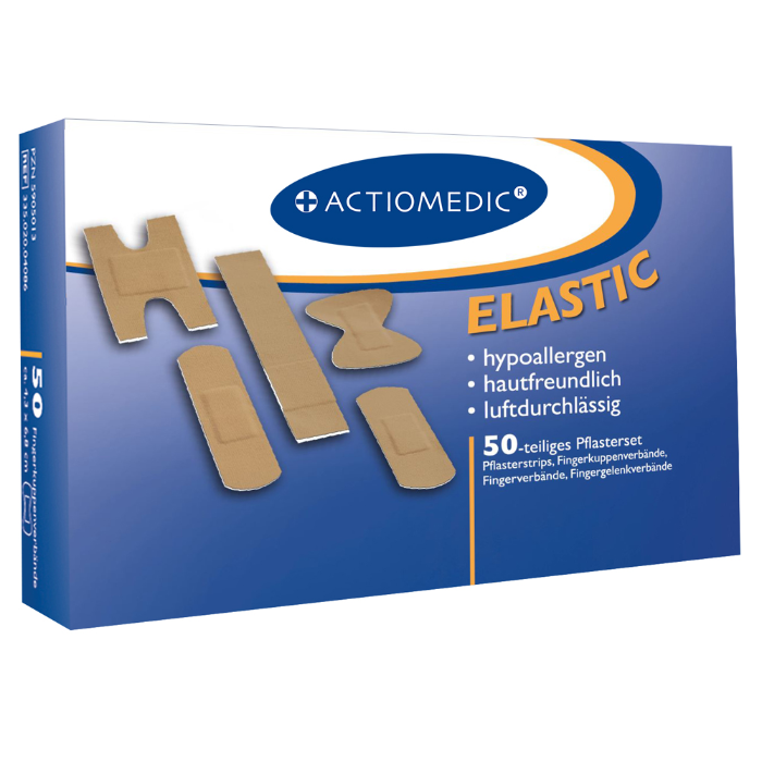 Franz Mensch Gipssett Elastisk, 50 stk | PE, hudfarget, 2 x 1 Stykk, SFM-50073