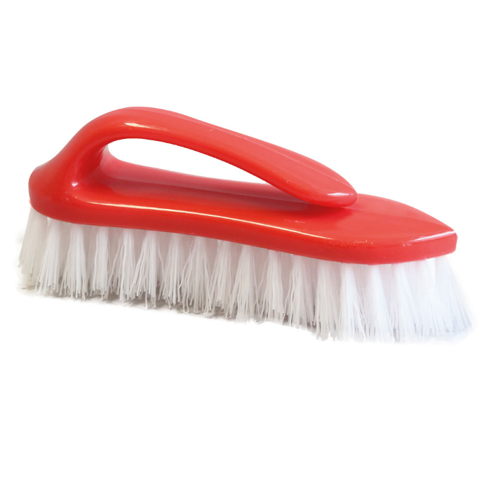 Hygoclean skurebørste med håndtak CLEAN, rød-hvit, 5 x 1 Stykk, SFM-702220