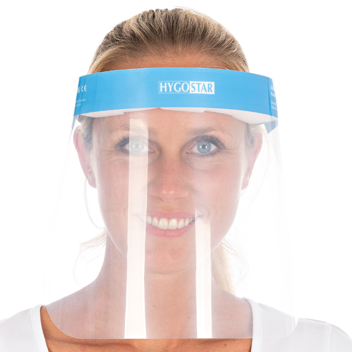 Hygostar Beskyttelsesvisir, 3S | PET, gjennomsiktig, 4 x 25 Stykk, SFM-8520