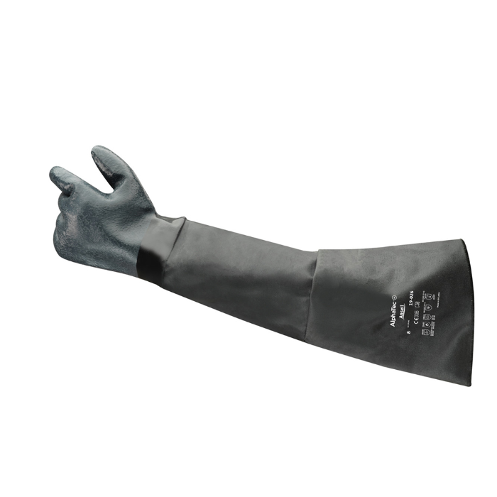 Ansell AlphaTec 19-026, kjemikaliebeskyttelseshansker, 1 x 1 par, SFM-0367P